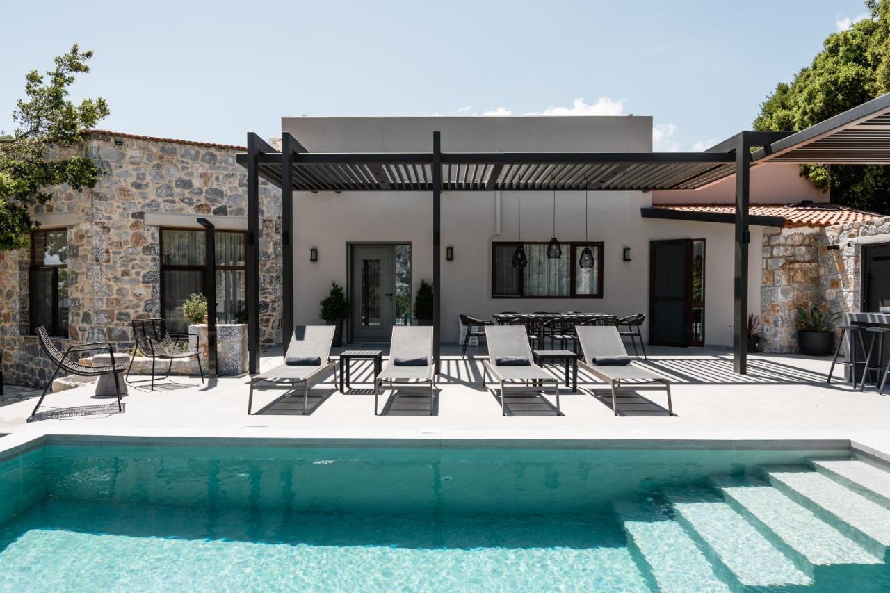 Eumelia Iconic Villa, With Heated Pool & Whirlpool, By Thinkvilla Asi Gonia Buitenkant foto